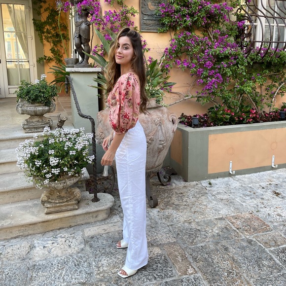 Zimmermann Cassia Floral Print Linen Top - Picture 3 of 5